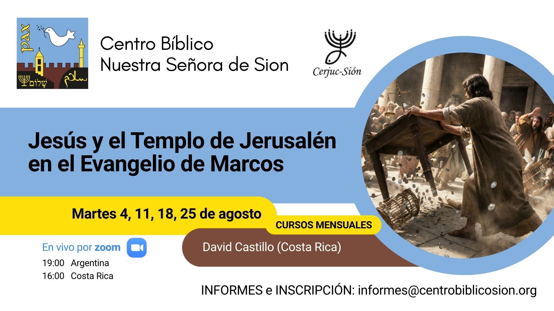 Jesús y el Templo de Jerusalén en el Evangelio de Marcos