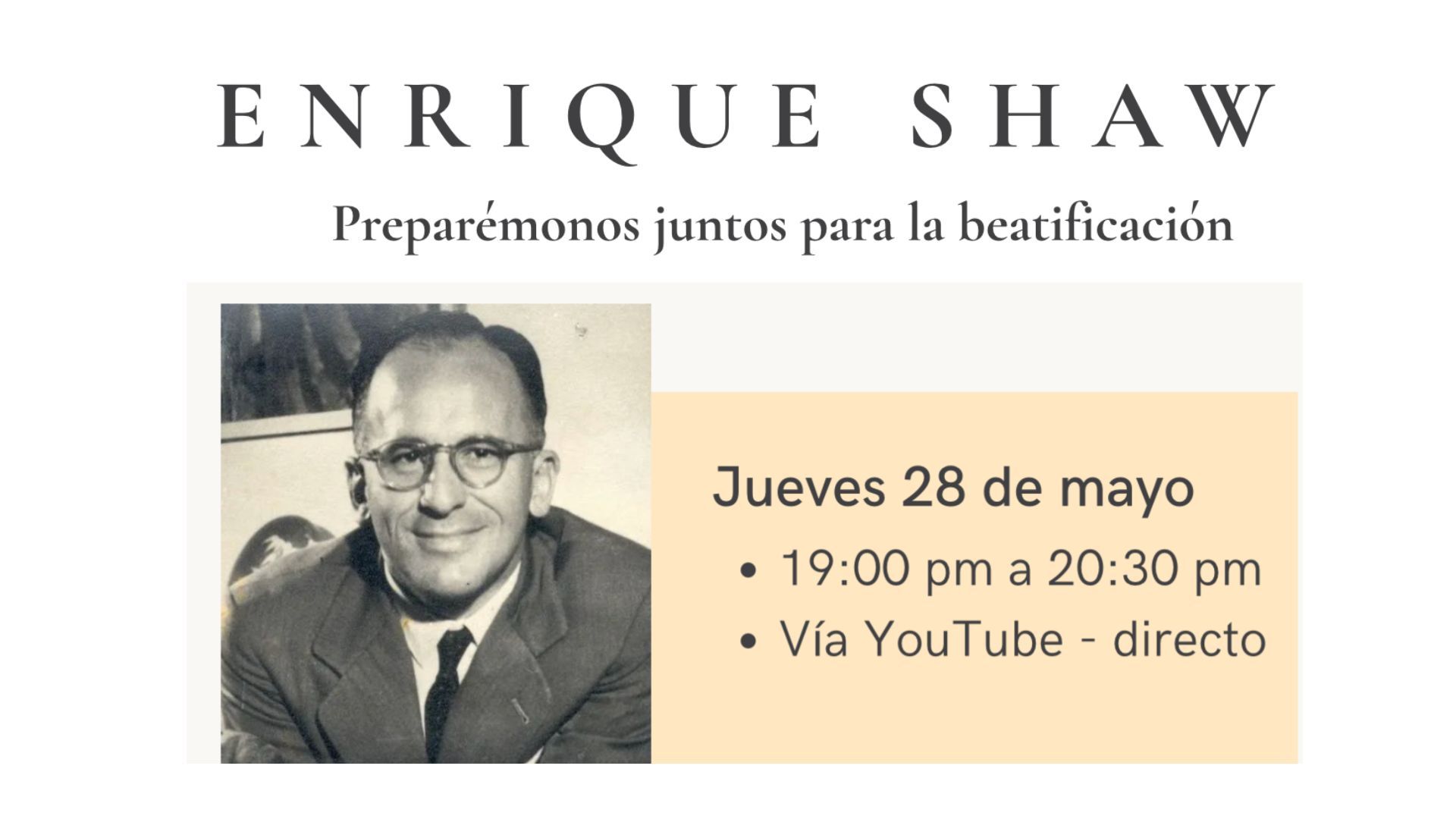Enrique Shaw -Formación online 