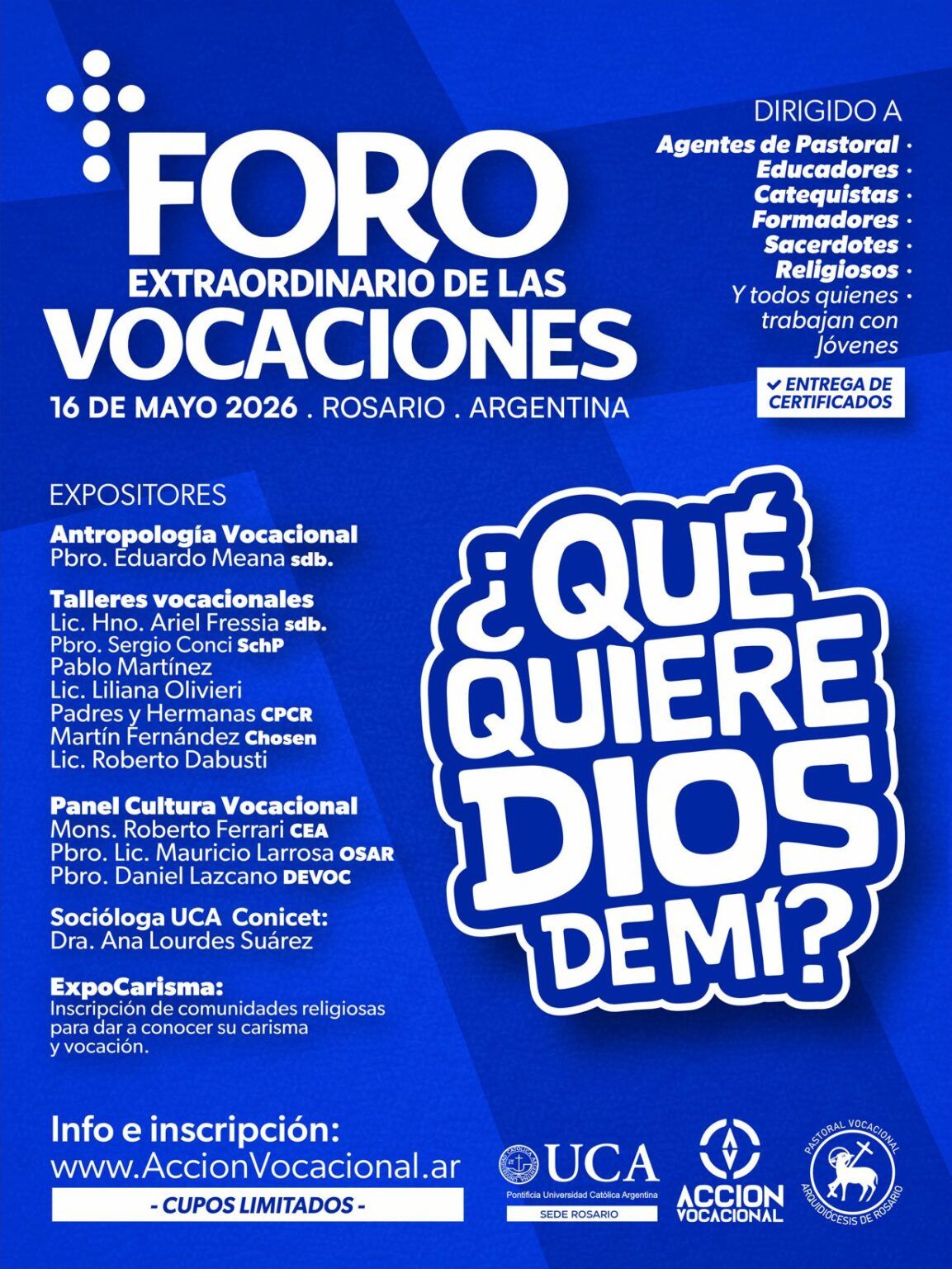 Foro Extraordinario de las Vocaciones - Rosario Santa Fe