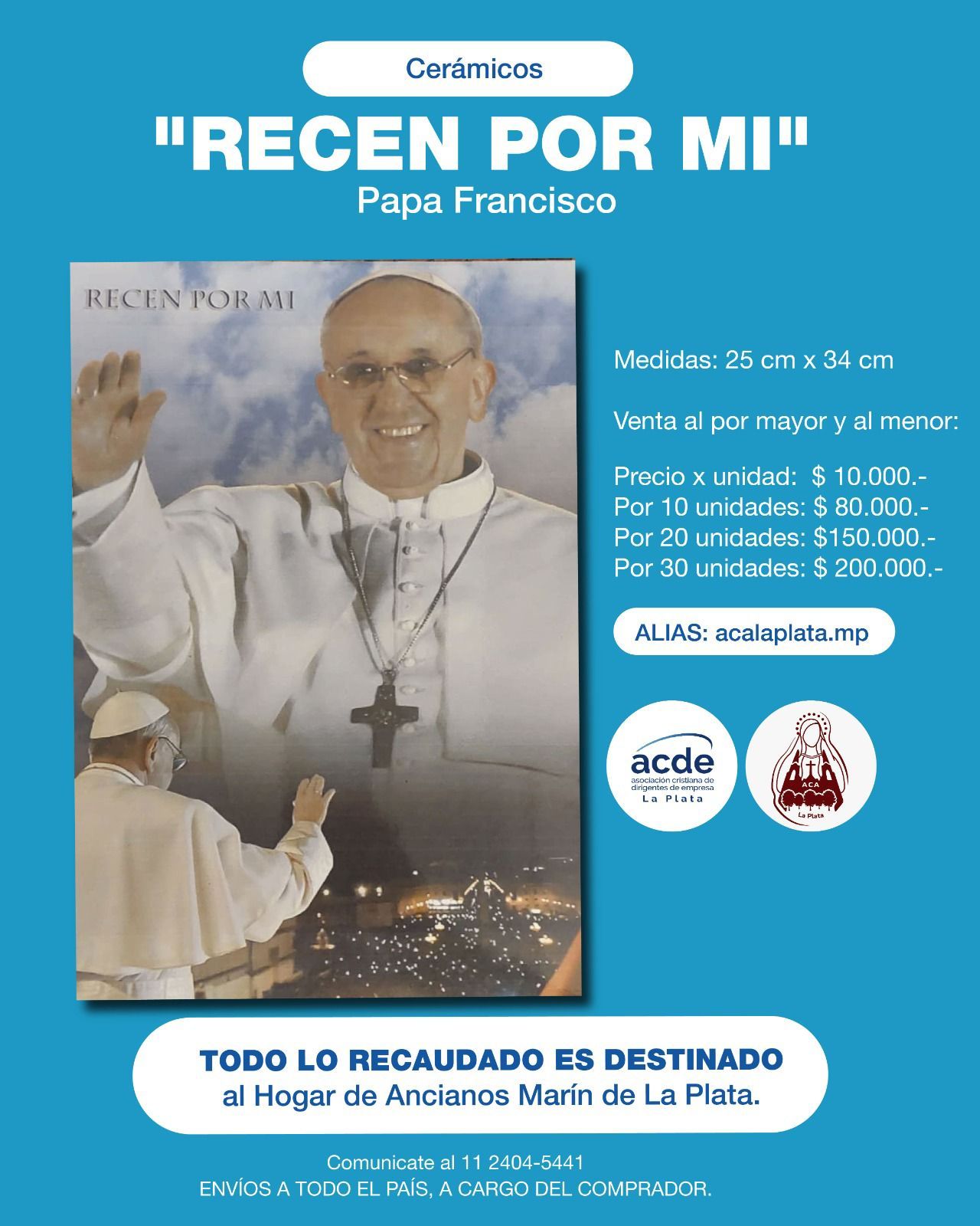 Cerámicos "Recen por mí"