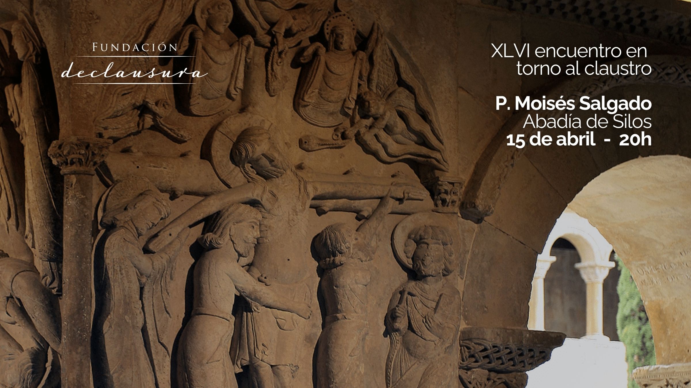 Charla del Padre Moisés Salgado, monje benedictino sobre el Sentido del Sufrimiento